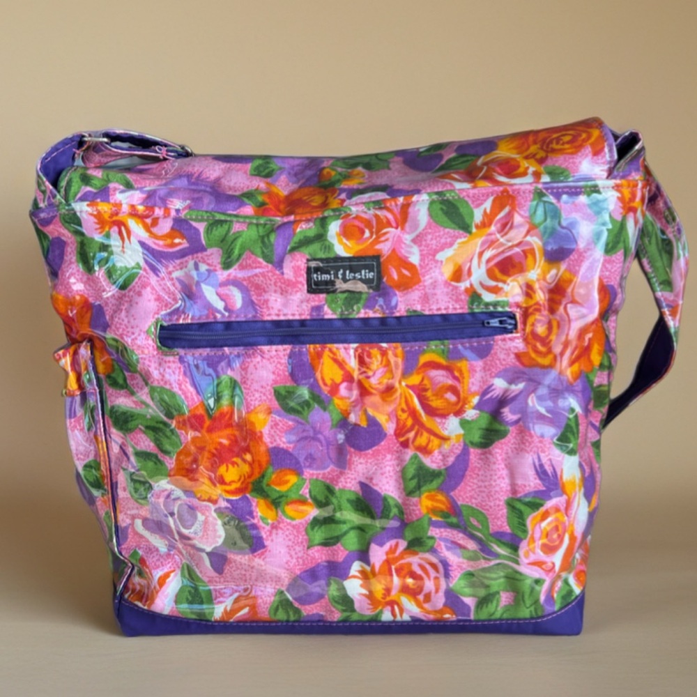 Timi & Leslie Vibrant Floral Crossbody Bag